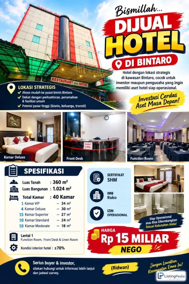 Hotel Bintaro di Bawah NJOP — foto 1