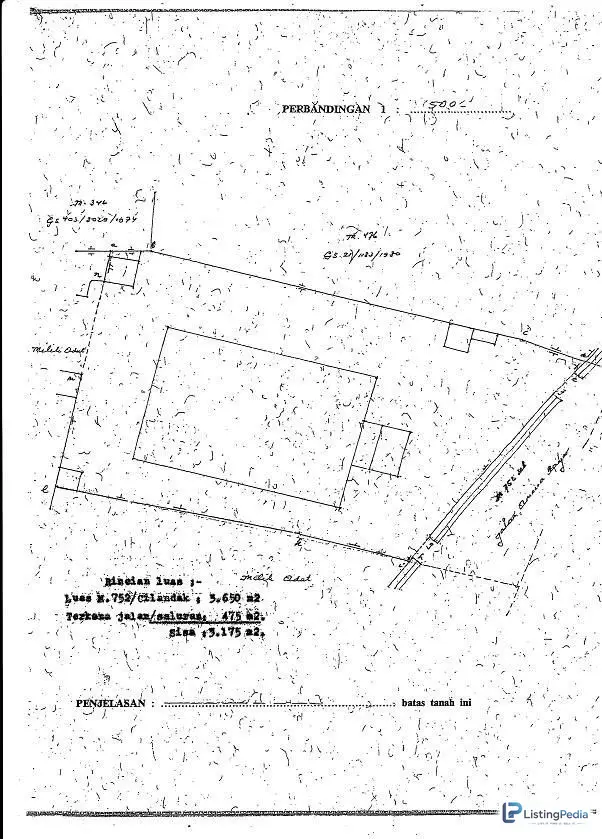 Dijual Tanah dan Gedung Satmarindo — foto 1