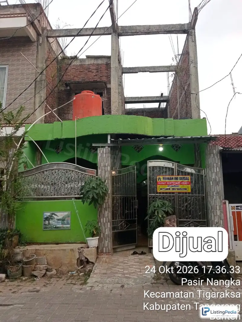 Jual Rumah Milik Pribadi Pinggir Jalan Tigaraksa Tangerang — foto 3