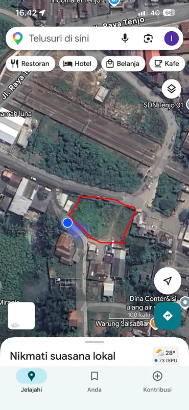 Jual Tanah Strategis Area Pasar