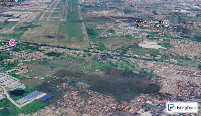 Dijual Lahan 13,5 Ha Dekat Bandara Soetta Kota Tangerang — foto 5