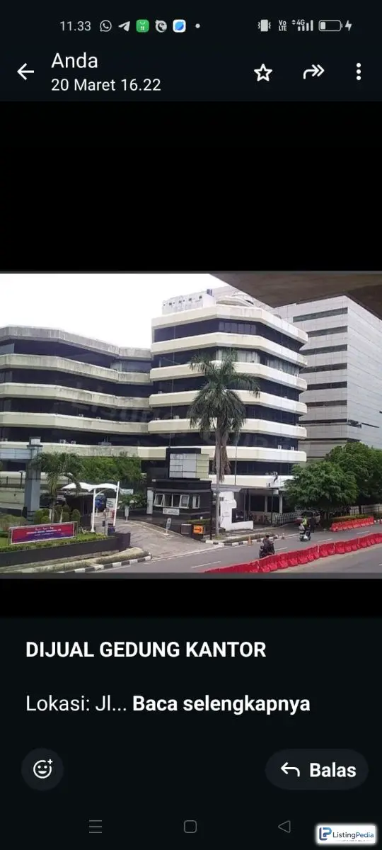 Dijual Gedung Kantor Dirasuna Said Jaksel — foto 1