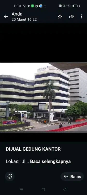 Dijual Gedung Kantor Dirasuna Said Jaksel