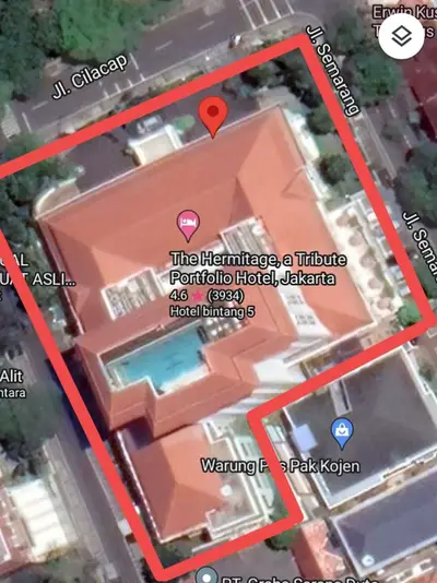 DIJUAL HOTEL HERMITAGE  MENTENG JKT 