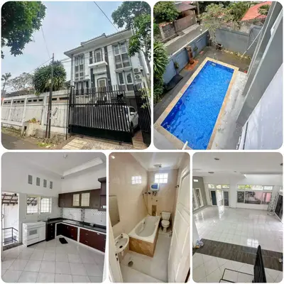 Dijual Rumah Asri+kolam Renang