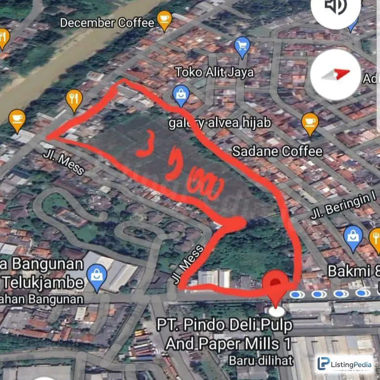 Dijual Tanah Sebrang Pt Pindo Deli Pulp — foto 4