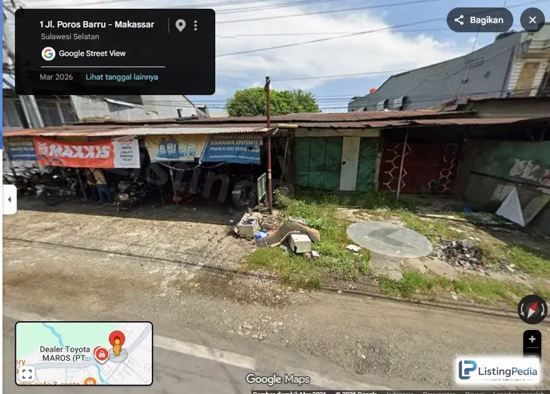 Tanah Jalan Poros Makassar Maros — foto 4