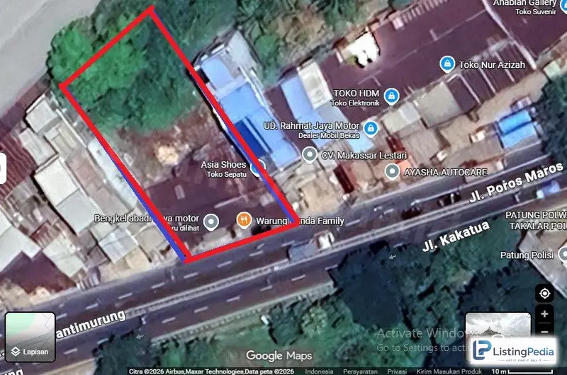 Tanah Jalan Poros Makassar Maros — foto 1