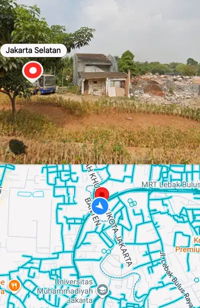 Dijual Cepat Tanah Bawah NJOP Cirendeu