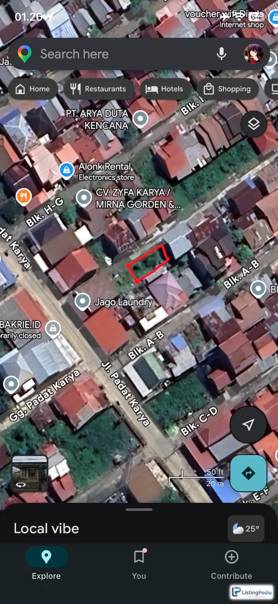 Tanah 11x13 Jalan Padat Karya Dekat dengan Jalan Pemda — foto 3