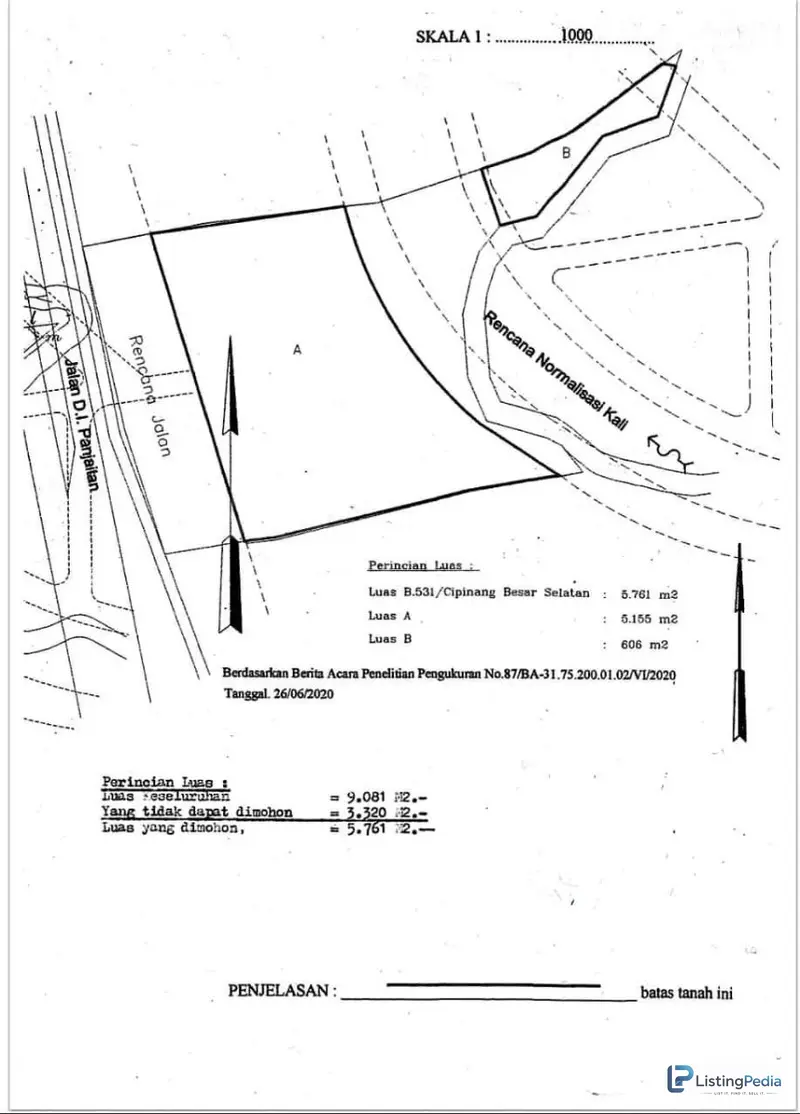 Dijual Tanah Samping Samsat Jaktim — foto 4