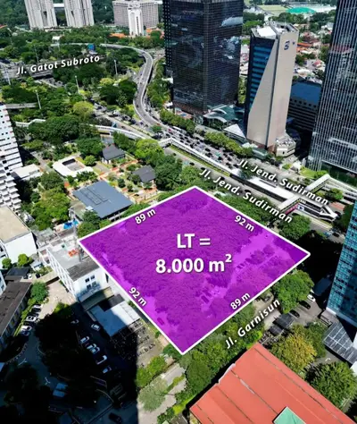 Lahan di Sudirman