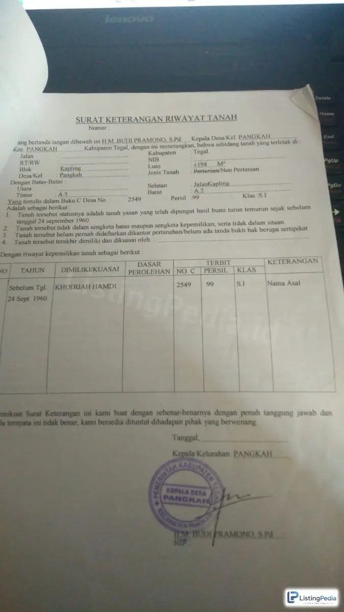 Jual Tanah 2 Tanah Kavling — foto 1
