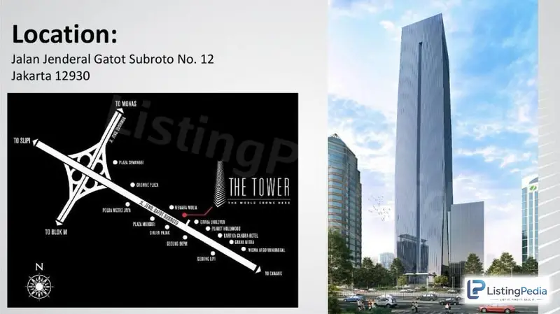 Menara Perkantoran Premium di Kawasan Pusat Bisnis (Cbd) Jakarta — foto 2