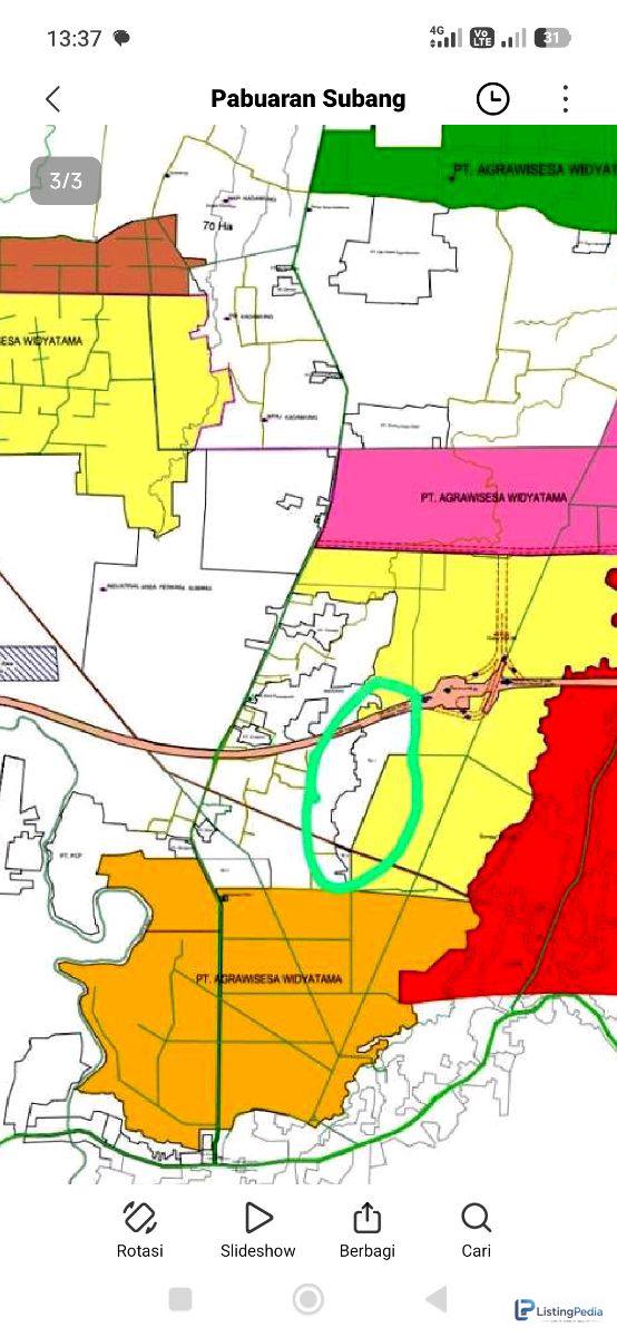 LAHAN MURAH KAWASAN INDUSTRI SUBANG — foto 1