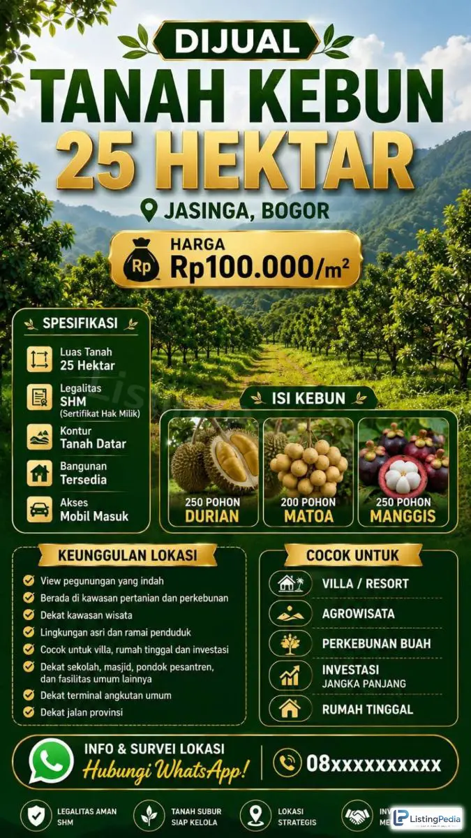 Tanah Kebun — foto 1
