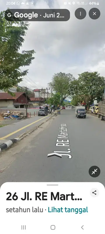 Dijual ex gudang dan tanah