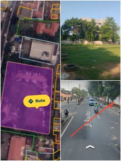 DIJUAL LAHAN  POSISI JALAN UTAMA PINGGIR JALAN RAYA