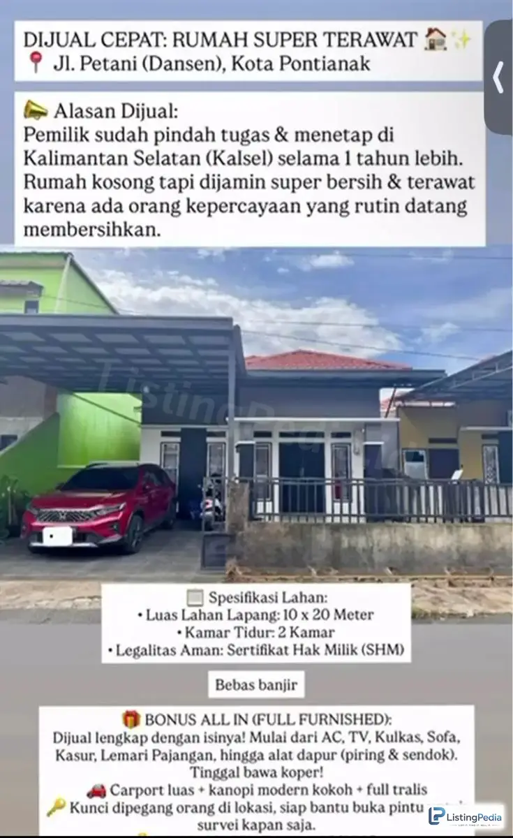 Rumah & Isinya di Jl Petani (Danau Sentarum) — foto 3