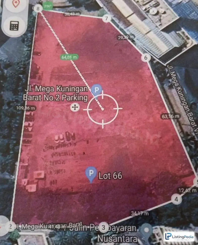 Tanah Kosong Strategis Mega Kuningan Jakarta Selatan — foto 1
