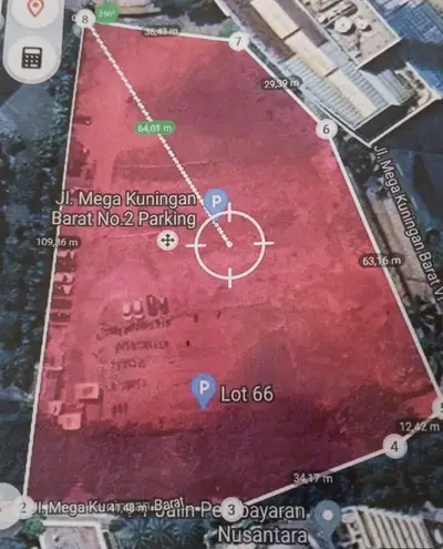 Tanah Kosong Strategis Mega Kuningan Jakarta Selatan